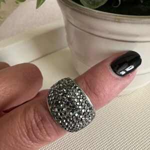 SS Silver Rhinestone Ring